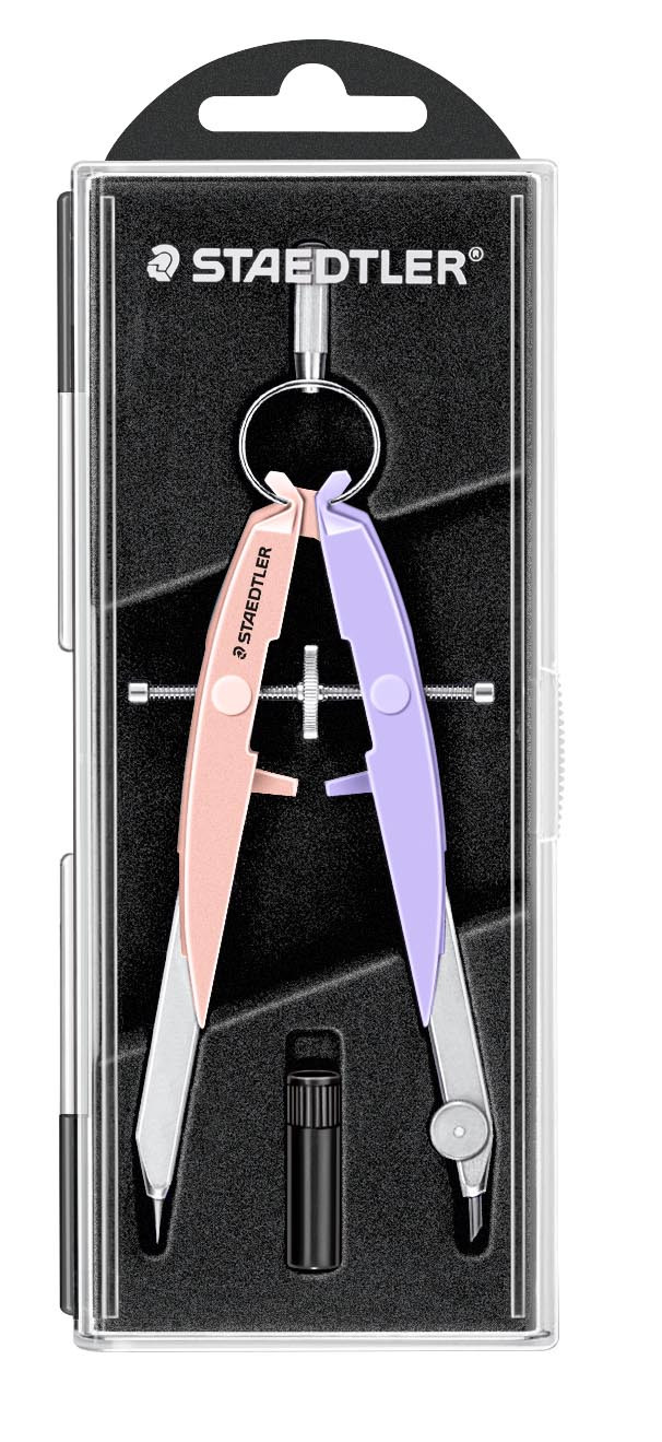 BildeCompass Pastel Line in box pink/lavender