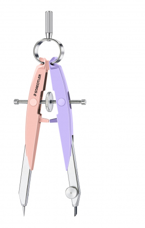 Compass Pastel Line in box pink/lavender
