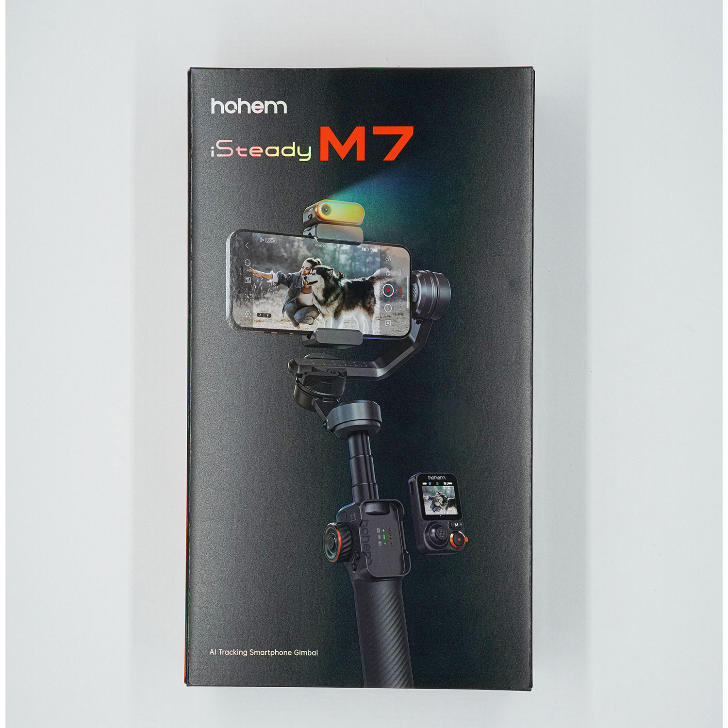 HOHEM Smartphone Gimbal iSteady M7 Black Kit with AI