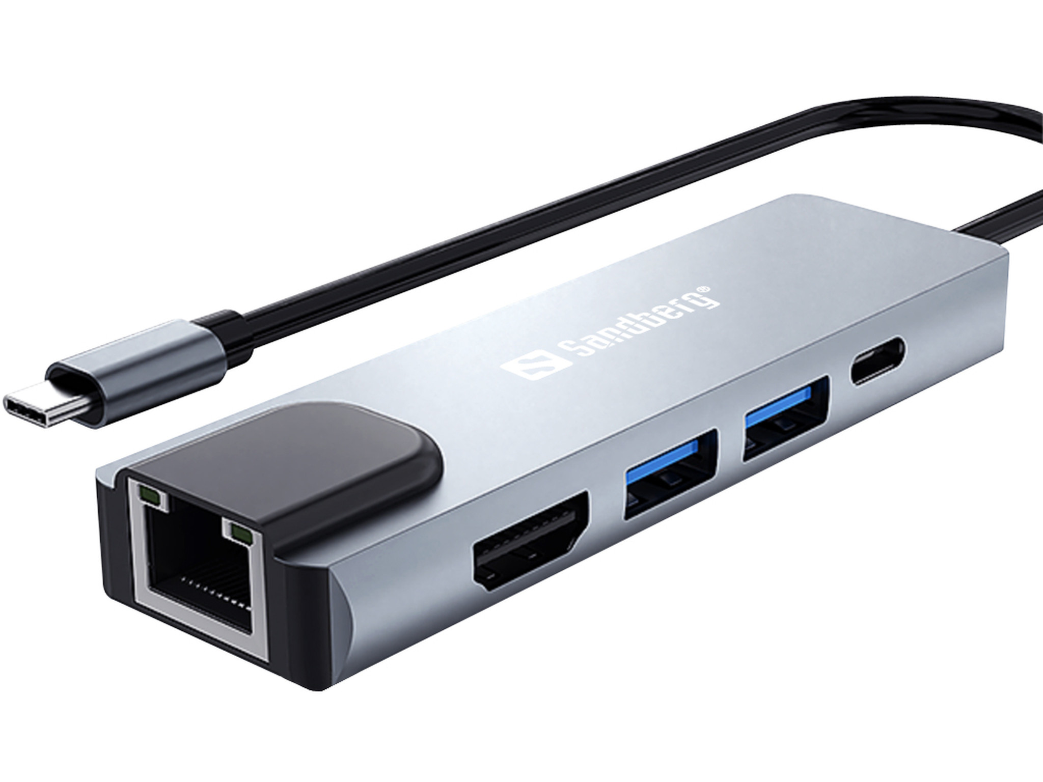 BildeSANDBERG USB-C 5in1 Travel Dock Saver