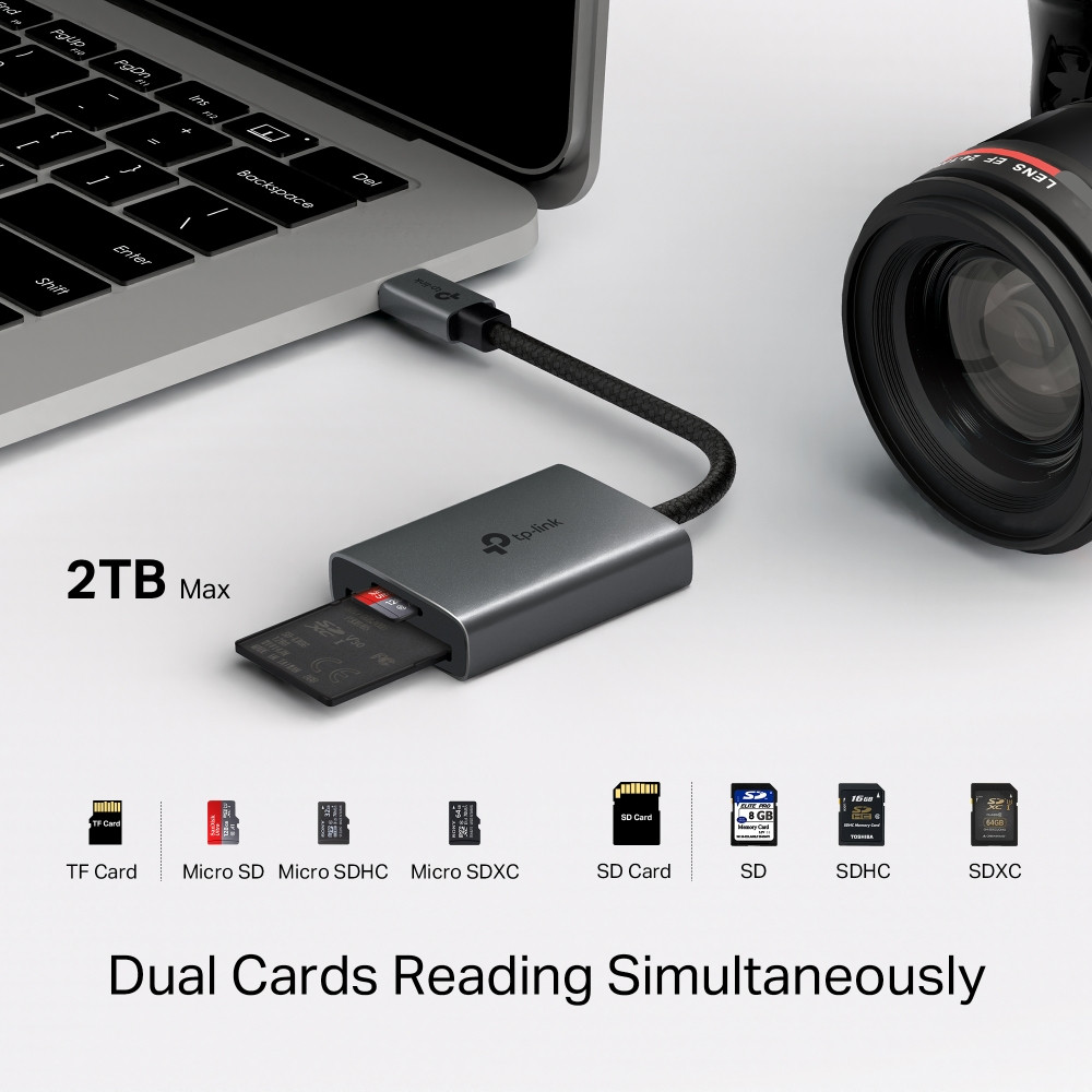 TP-LINK USB3.0 Type-C to SD & microSD 3.0 Adapter