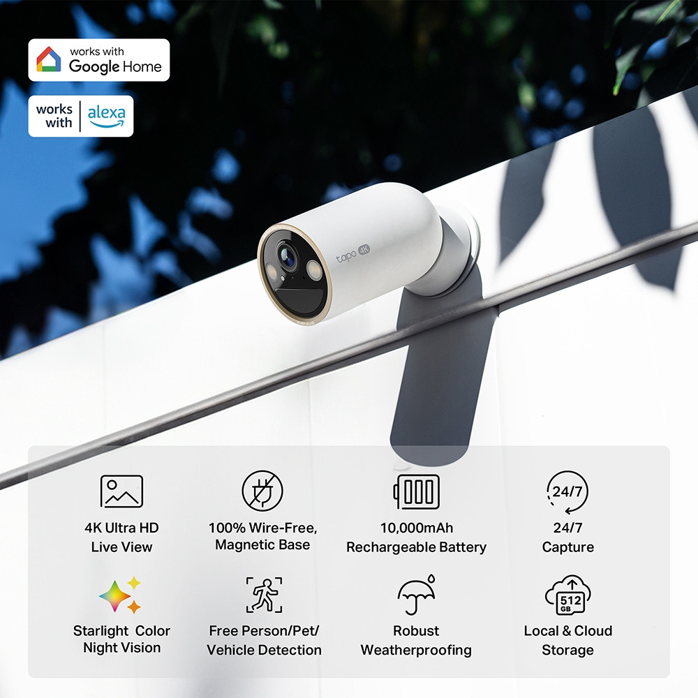 TP-LINK Tapo C460 Battery-Powered Outdoor Security Camera