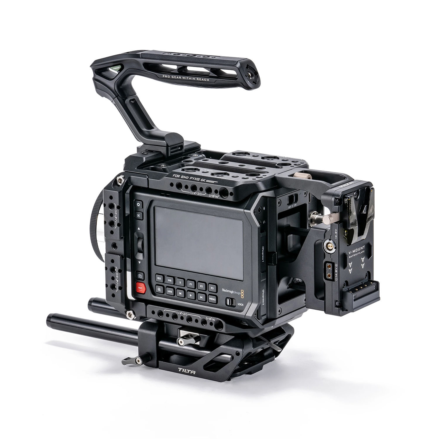 TILTA Camera Cage for Blackmagic PYXIS 6K Pro Kit V Mount