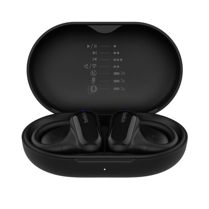 SoundForm clearfit open-ear wireless earbuds,black