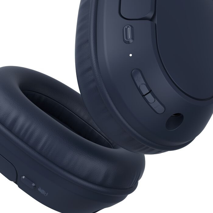 SoundForm surround wireless headphones, blue