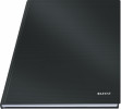 Notatbok Solid A4 Hard Rutet Sort
