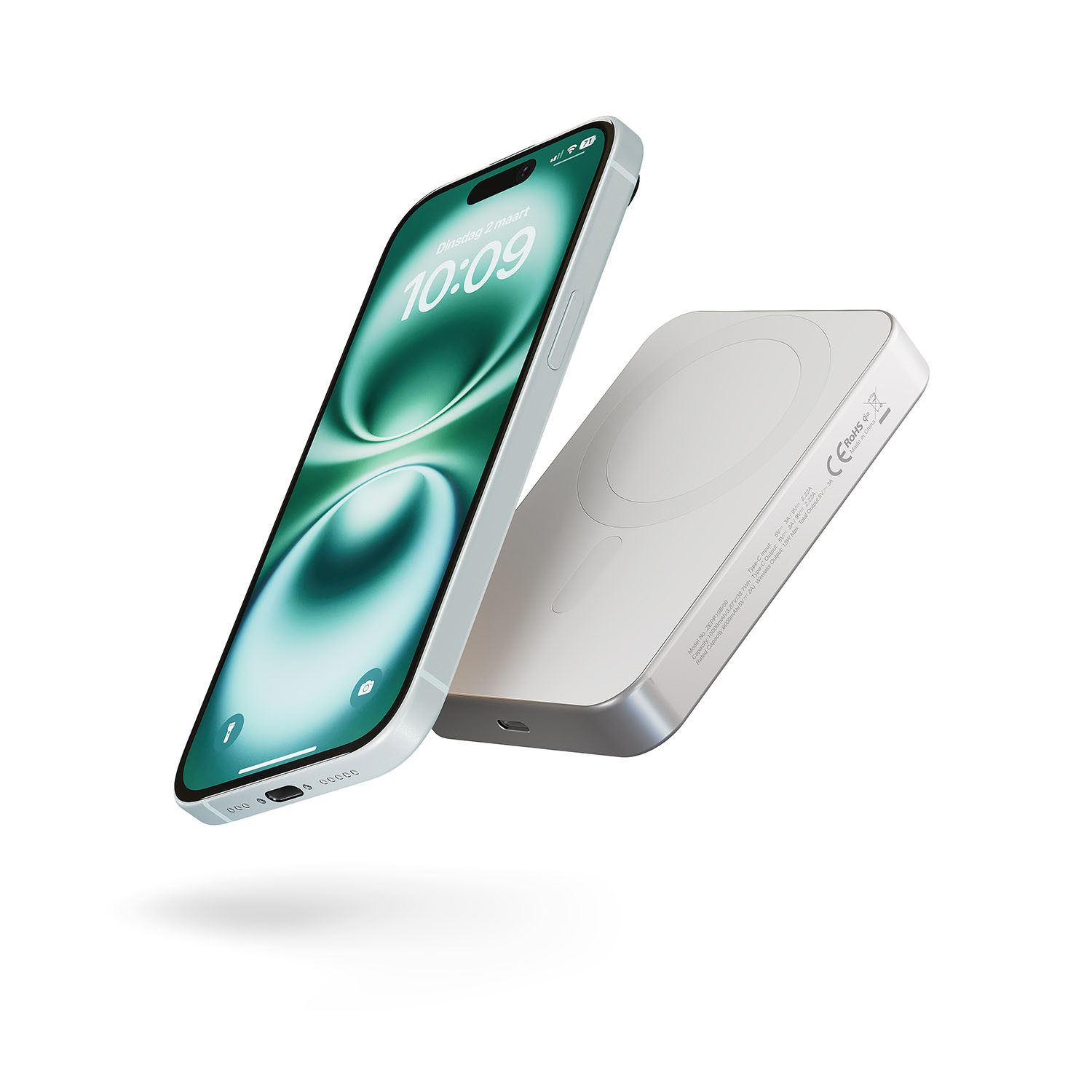 ZENS Powerbank Pro 1 Slim 10.000 mAh White