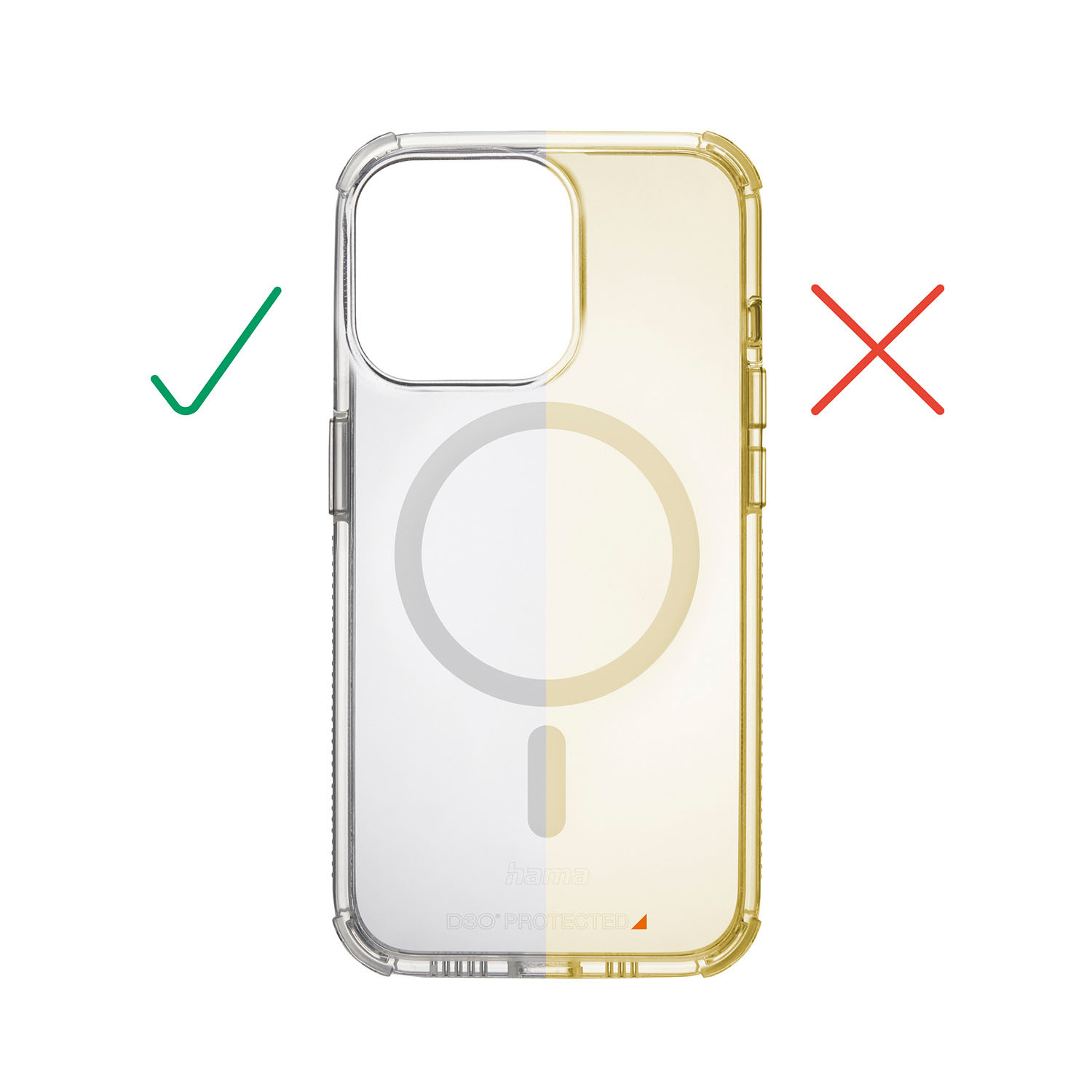 HAMA Extreme Protect MagCase iPhone 16 Plus Transparent