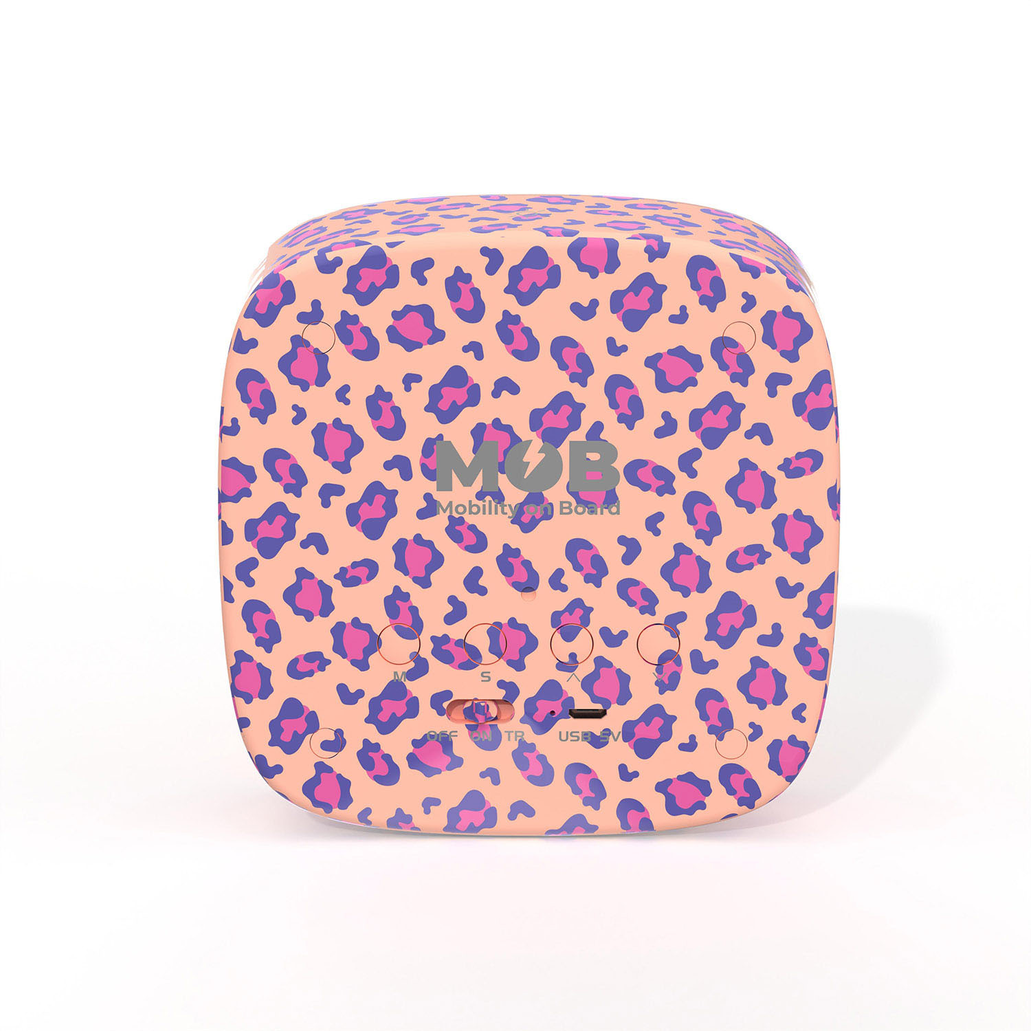 MOB Alarm Clock with Light Billy Clock Leopard Rose