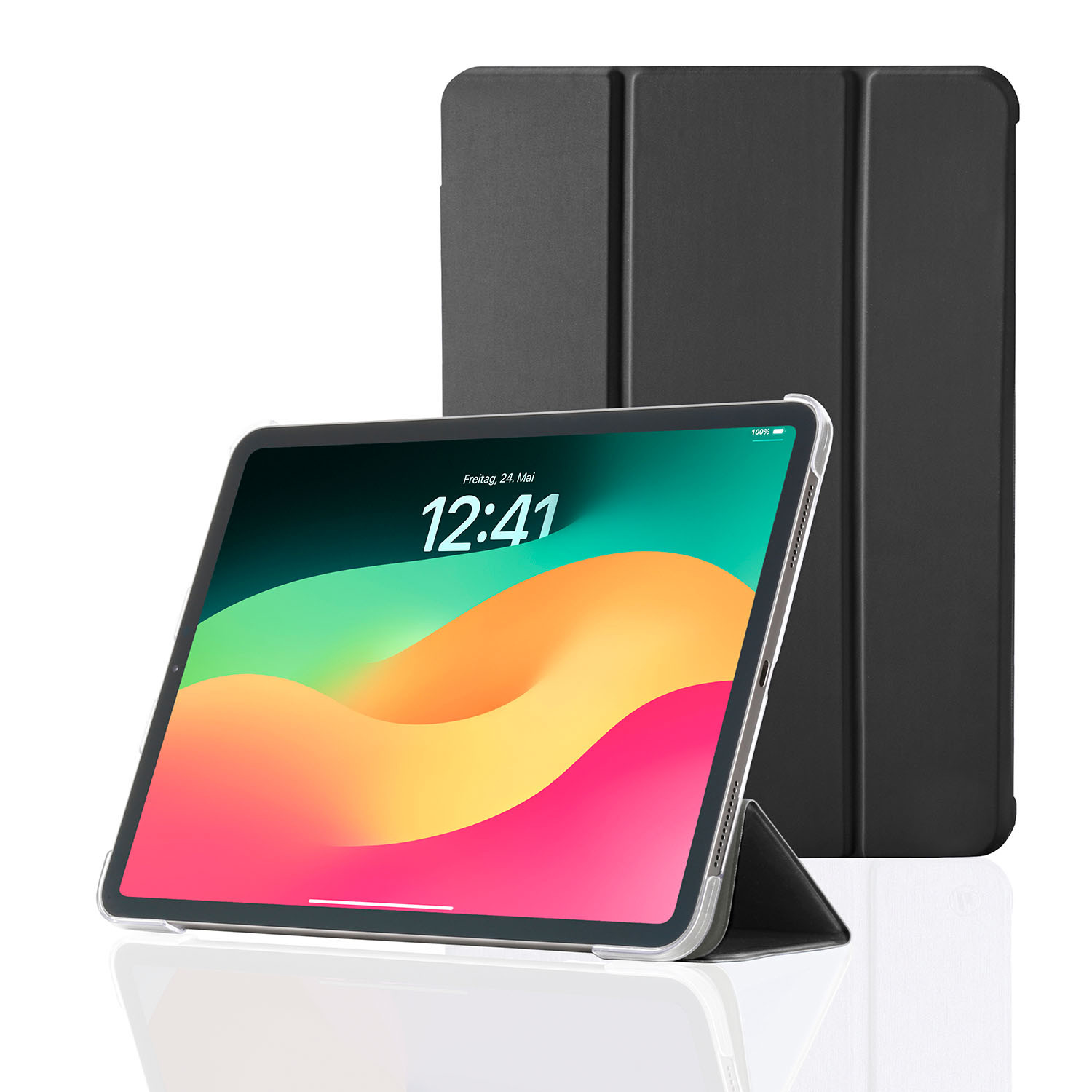 HAMA"Fold Clear" Tablet Case iPad Air 11" (2025) Black/Transparent