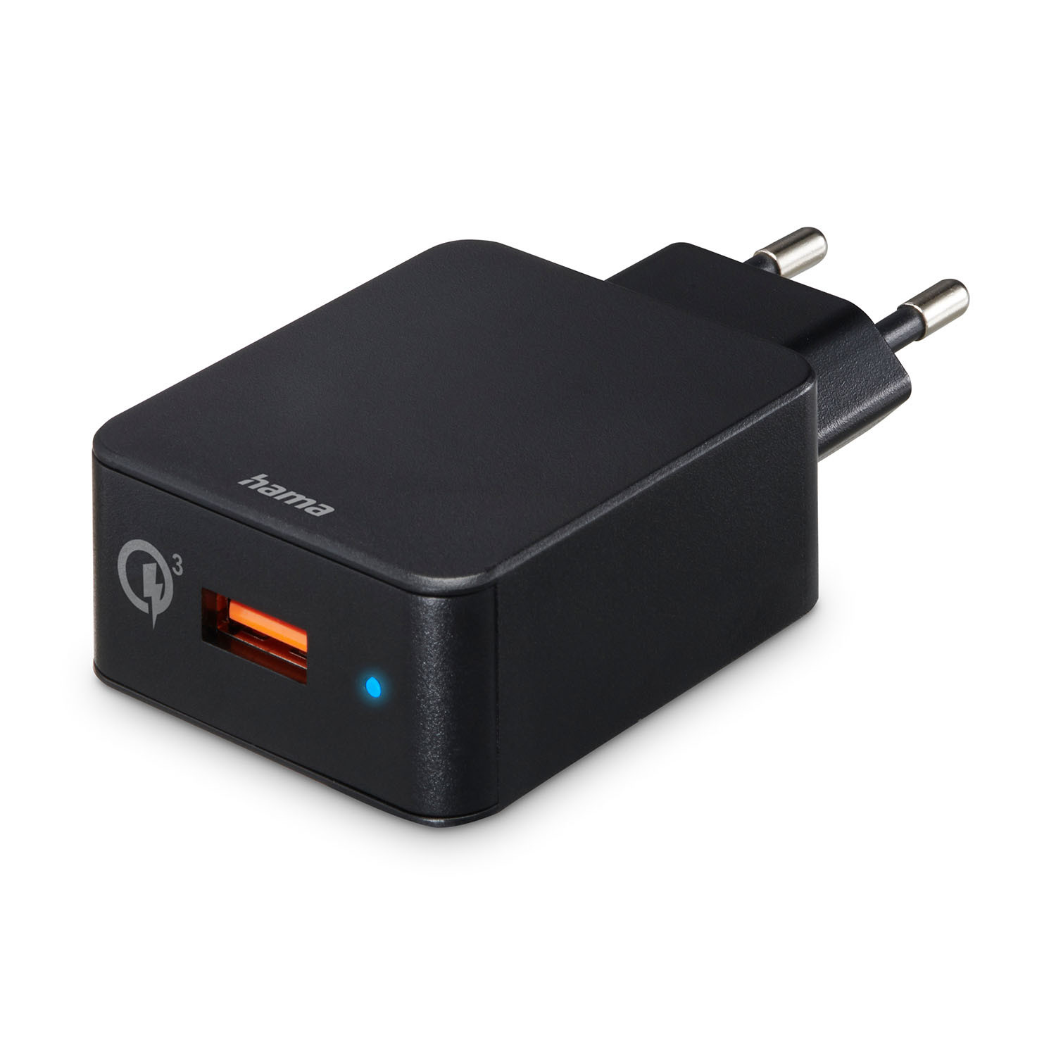 HAMA Fast Charger 1x USB-A Qualcomm 19.5W Black