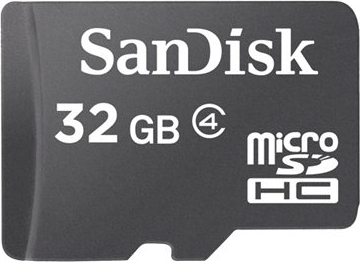 BildeSANDISK microSDHC Card 32GB