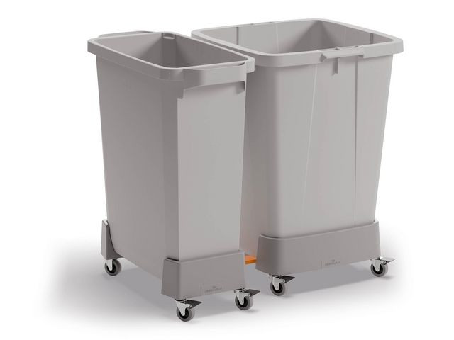 Vogn Durabin For 60L Avfallsbeholder Grå