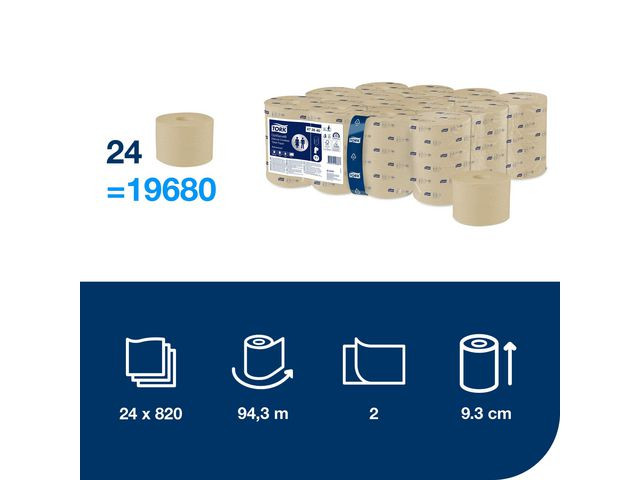 Toalettpapir Tork Adv. Natur 2L T7 (24 stk)