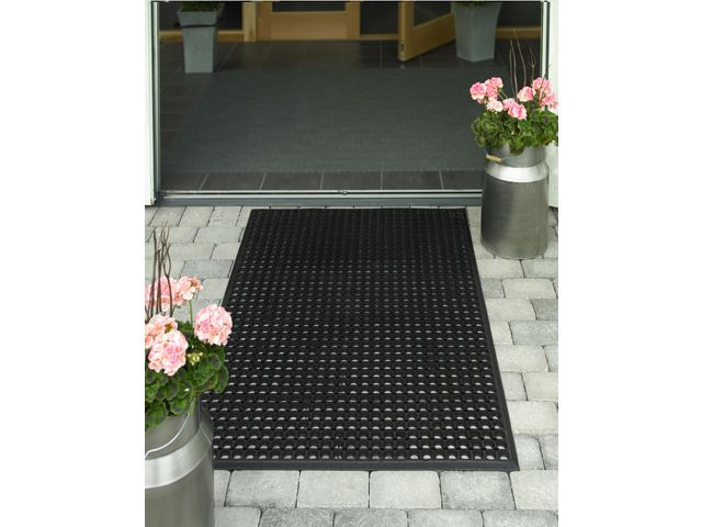 Avskrapningsmatte Yoga L 91X152Cm Sort