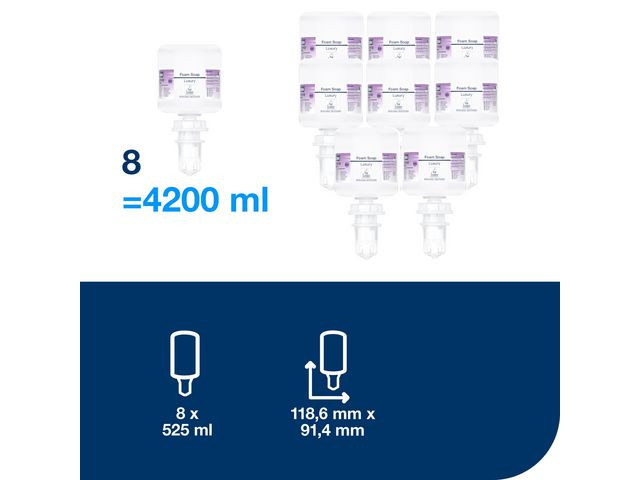 Skumsåpe Tork Luksus Floral S5 525Ml