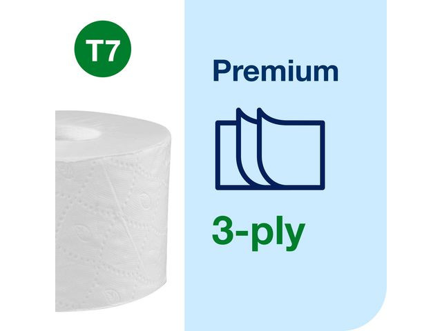 Toalettpapir Tork Prem 3L T7 63,2M (18 stk)