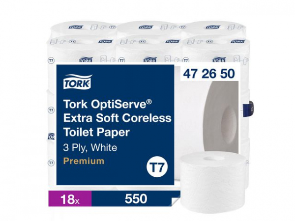 Toalettpapir Tork Prem 3L T7 63,2M (18 stk)