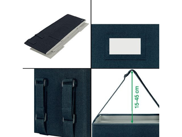 LEITZ Oppbevaringsbag stor fabric Clean Desk
