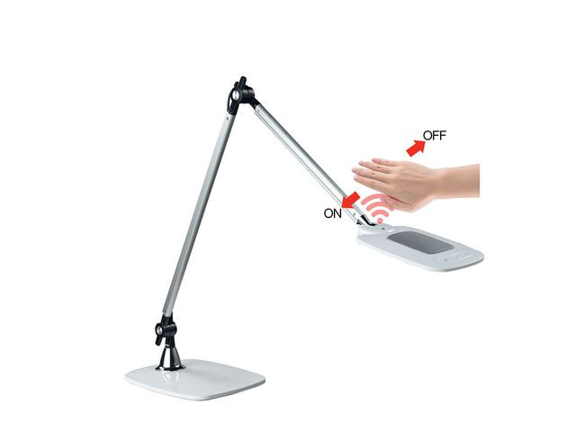 Lampe Meet Jim Led Sølv/Hvit