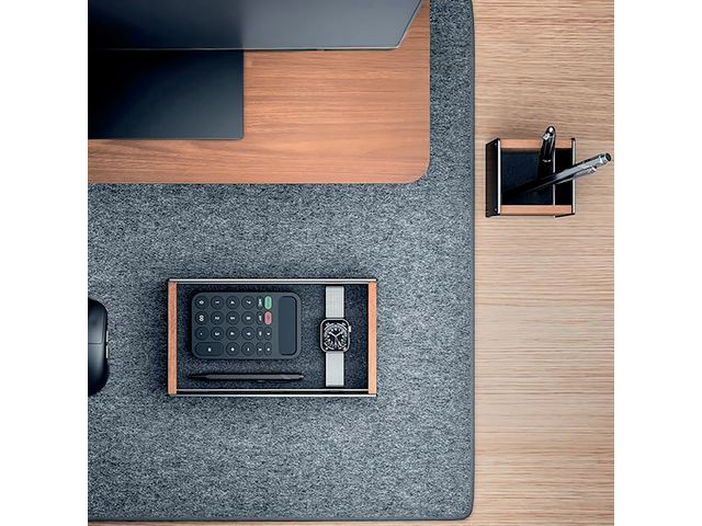 Skrivebordsoppbevaring Alba Sort/Tre