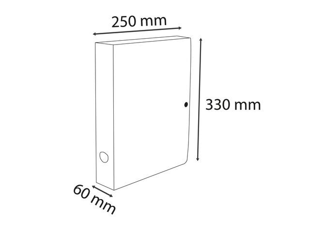 Dokumentboks Exacompta Skandi A4 Ass (8 stk)