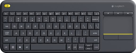 BildeLOGI K400 Plus Touch Keyboard black (DE)