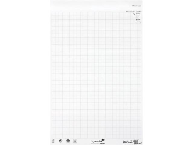 BildeFlippoverblokk Legamaster Rute 65X98 (5 stk)