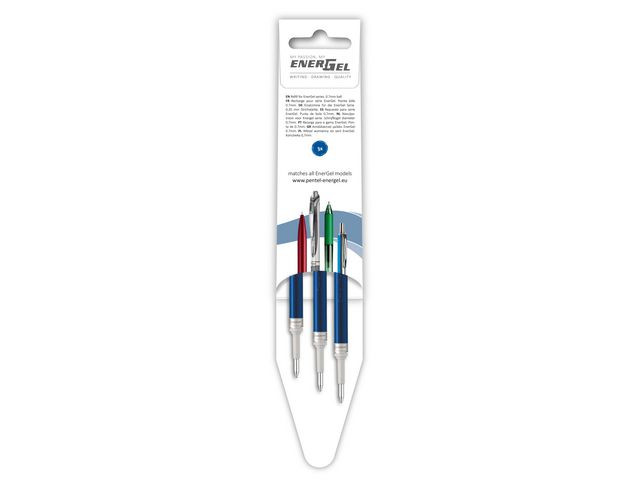 Refill Geleroller Pentel 0,7Mm Blå (3 stk)