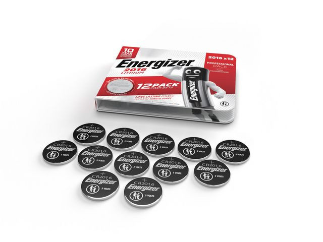 Batteri Energizer Lithium Cr2016 (12 stk)