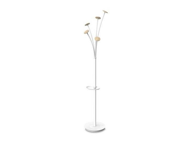 Stumtjener Alba 5 Kroker 187Cm Hvit/Tre