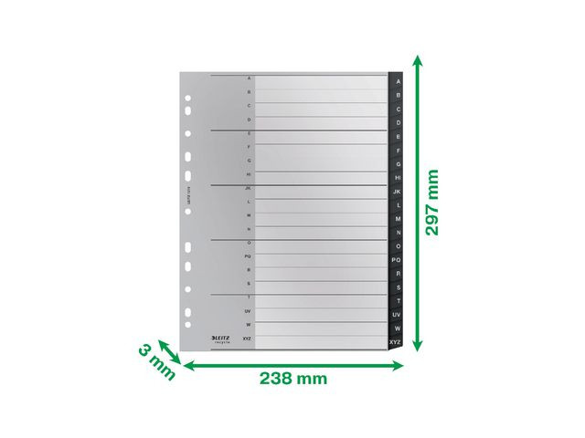 Register Leitz Recycle A-Z A4+ Pp