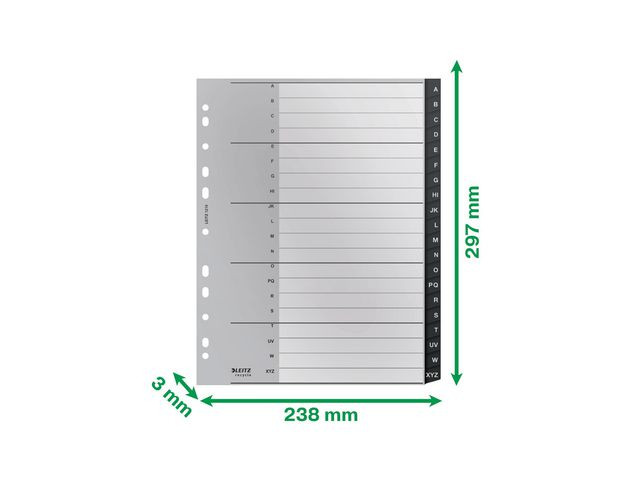 Register Leitz Recycle A-Z A4+ Pp