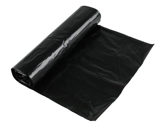 BildeAvfallssekk Ldpe 80X125 60My Sort (10 stk/rull, 10 ruller)