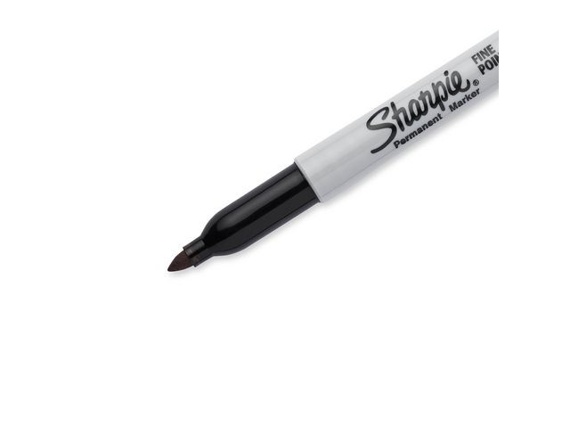 Merkepenn Sharpie F Sort (24 stk)