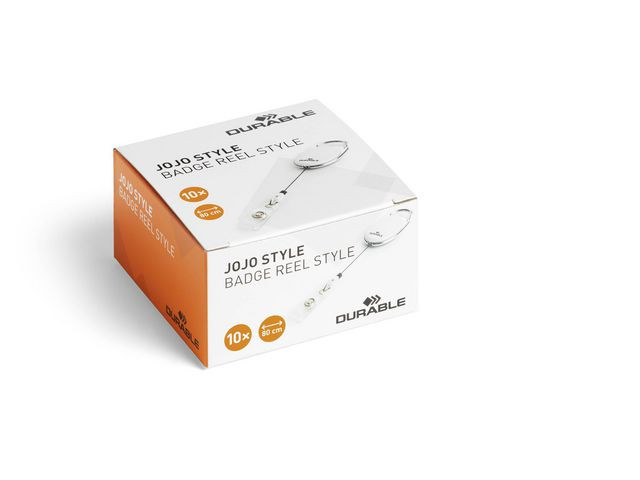 Snelle Durable Metallclip Hvit (10 stk)