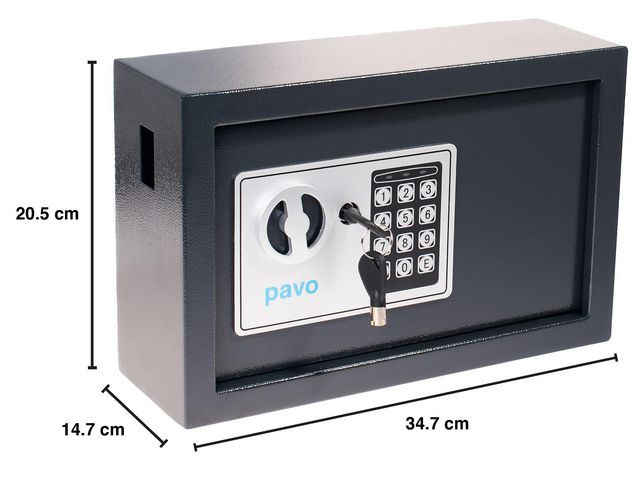 Nøkkelskap Pavo Kodelås 20 Nøkler Sort