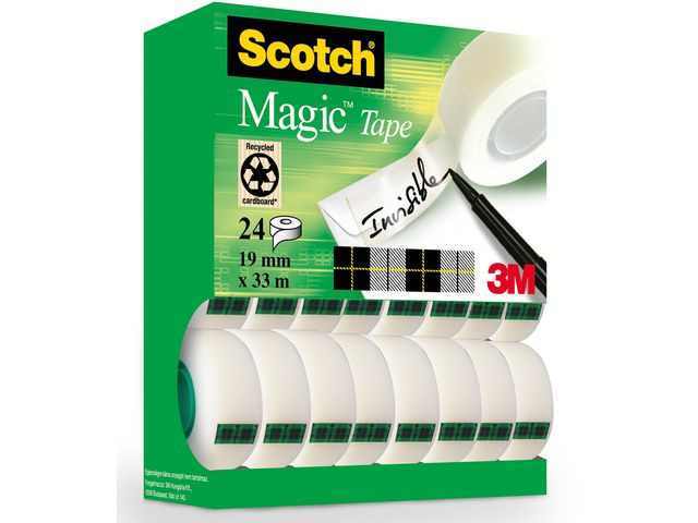 BildeTape Scotch Magic 19Mmx33M (24 stk)