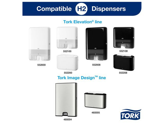 Tørkeark Tork Univers Xpress H2 Blå (237 stk/bunt, 20 bunter)