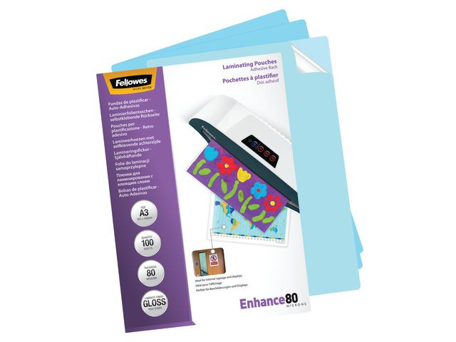 Lamineringslomme Fellowes A3 80 Sk (100 stk)