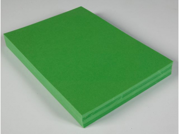 Dekorasjonskartong A4 220G Grønn (100 stk)