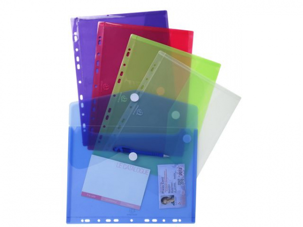 Dokumentmappe Exacompta A4 Ass (5 stk)