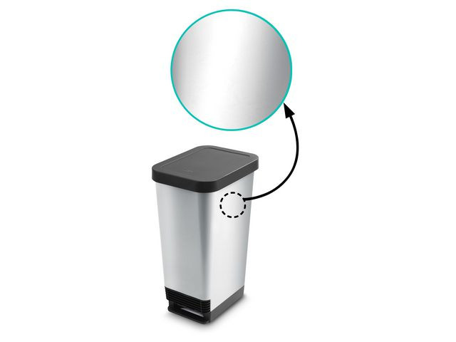 Pedalbøtte Cep Grå 45L