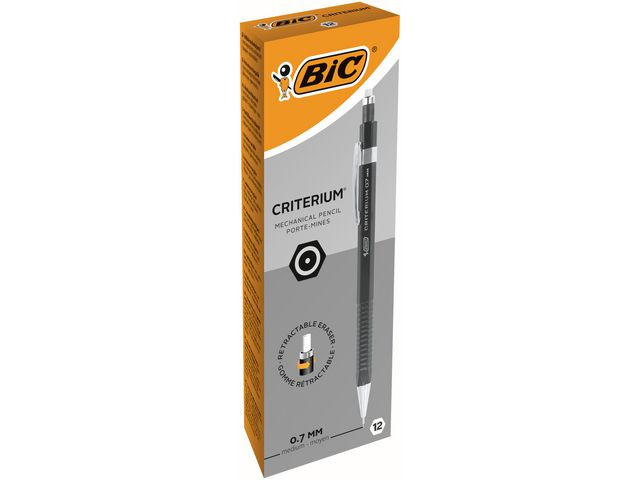 Trykkblyant Bic Criterium 0,7Mm (12 stk)