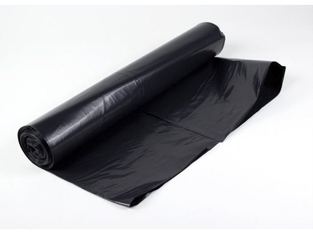 Avfallssekk Ldpe 87X140 70My Sort (10 stk/rull, 8 ruller)