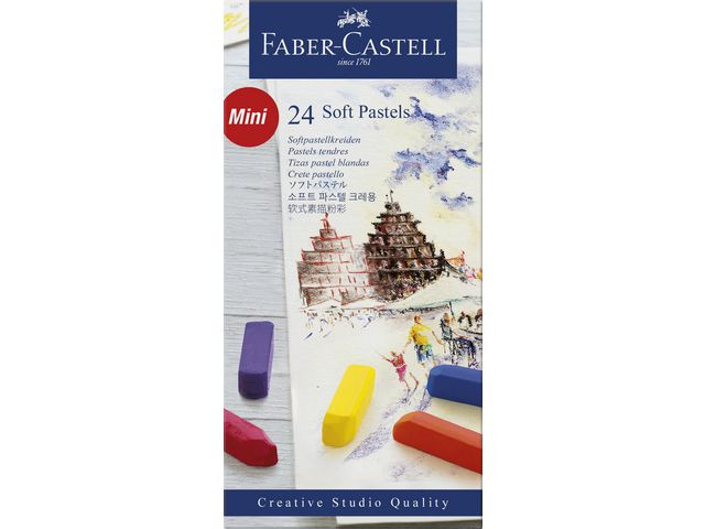 Softpastellkritt Faber Castell (24 stk)