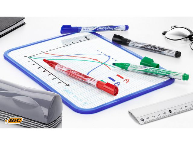 Whiteboardpenn Bic Velleda Pocket Blå (12 stk)