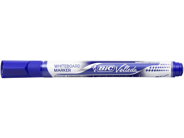 Whiteboardpenn Bic Velleda Pocket Blå (12 stk)