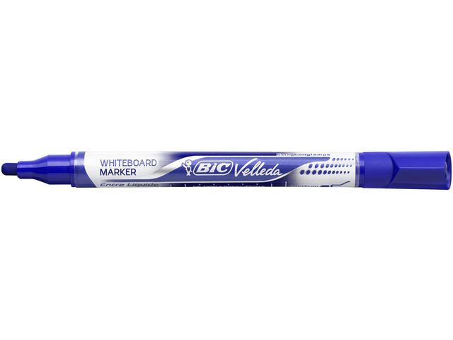 BildeWhiteboardpenn Bic Velleda Pocket Blå (12 stk)