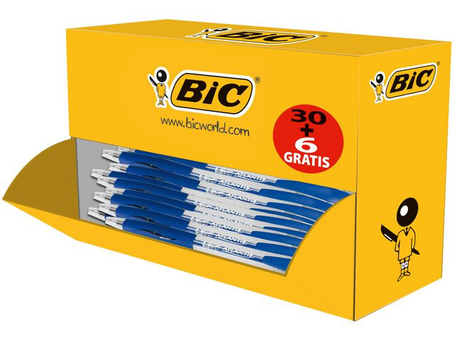 BildeKulepenn Bic Atlantis Classic M Blå (36 stk)